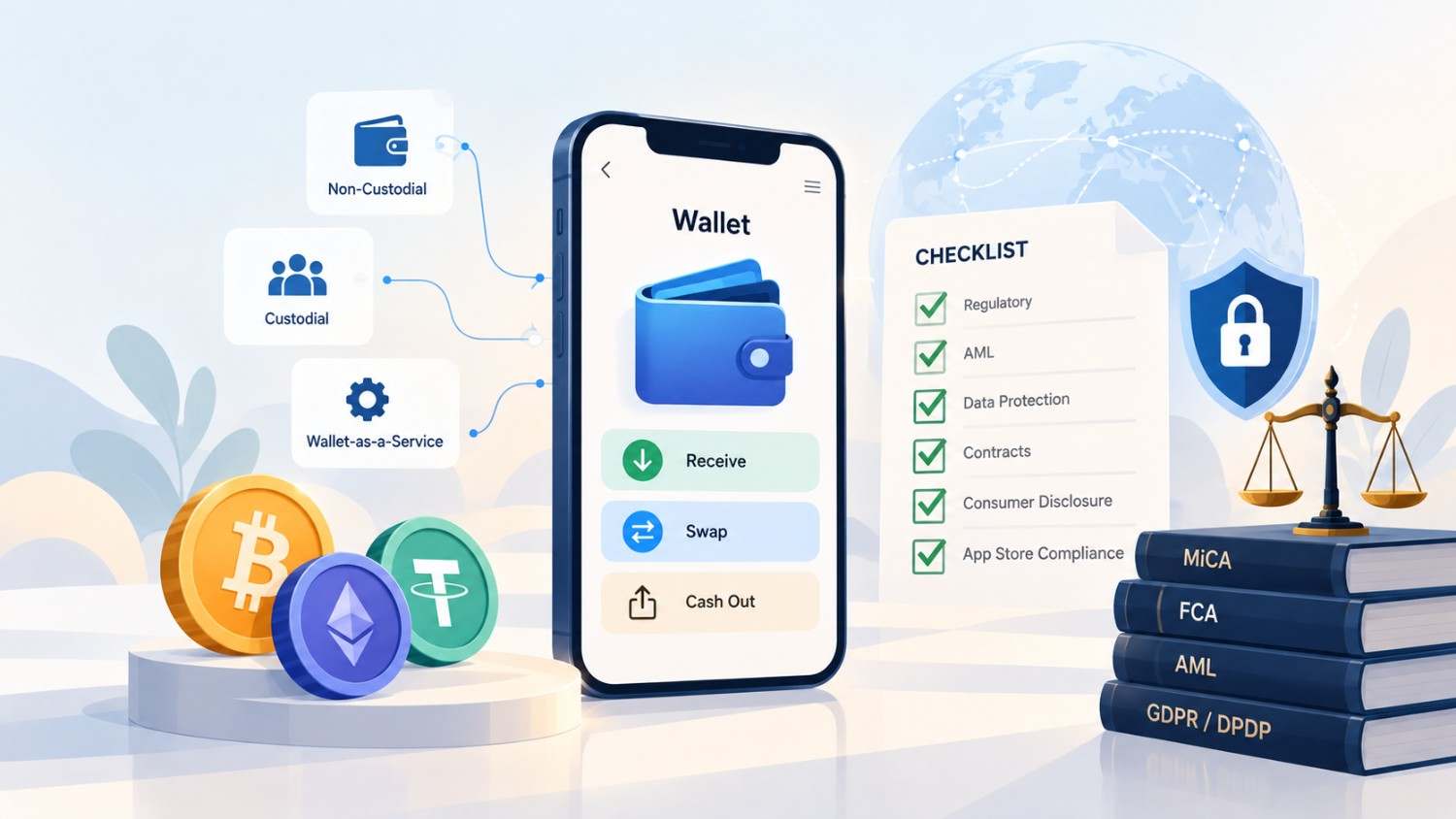 Adding a Crypto Wallet to Your App? 12 Legal Questions to Answer before Launch